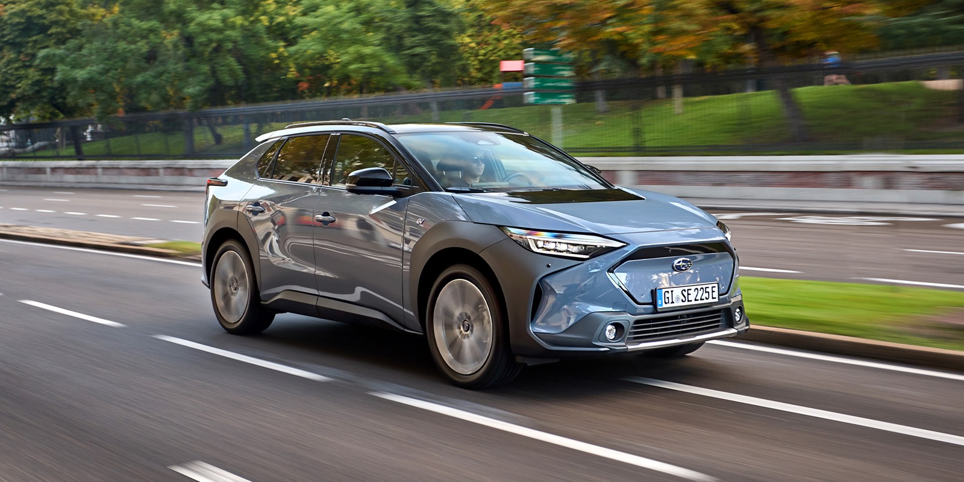 Solterra driving front